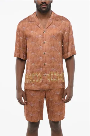 DRIES VAN NOTEN Chiffon CASSI Shirt with Embroidered Band