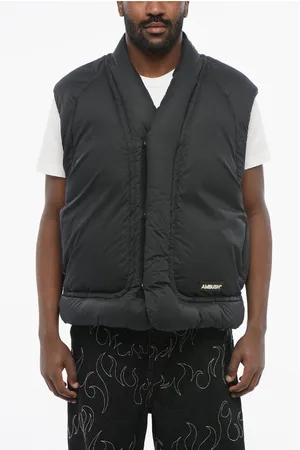 AMBUSH Sleeveless KIMONO Down Jacket with Snap Buttons