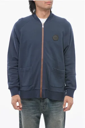 Viktor & Rolf Brushed Cotton Zip-up Sweatshirt with Patch Pockets
