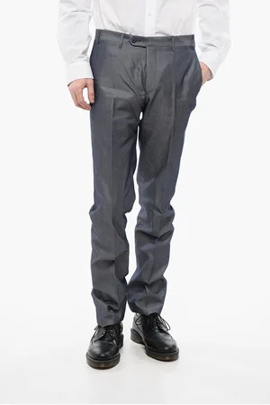 corneliani Cotton and Silk-blended LEADER Pants