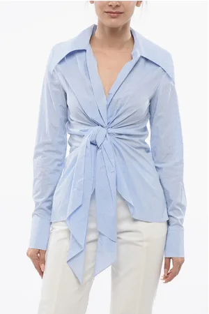Balmain Checkered Shirt With Knot Detail