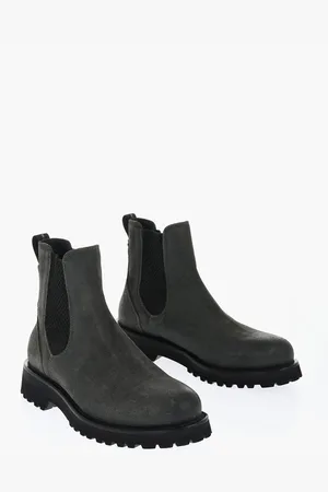 Woolrich Vintage Effect Suede Chelsea Boots
