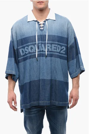 Dsquared2 Denim Rugby Shirt with Over