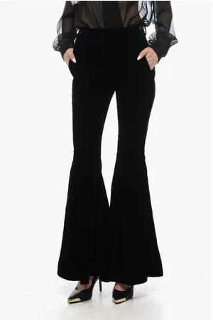 Saint Laurent Velvet Flared Pants
