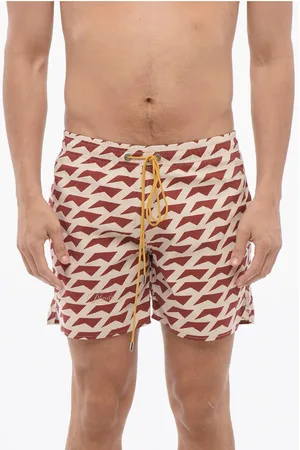 Rhude Geometrical Motif DOLCE VITA Swim Shorts