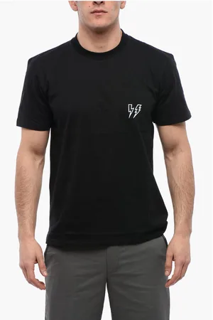 Neil Barrett Cotton DOUBLE BOLT Slim Fit T-Shirt