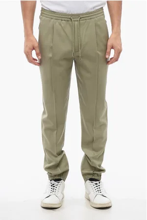 Dior Wool Twill Joggers with Pleats