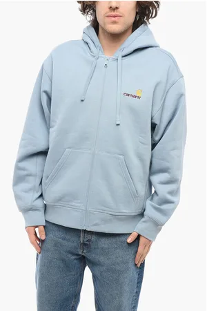 Carhartt Fleeced Cotton AMERICAN SCRIPT Sweatshirt with Zip Closure