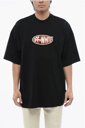 OFF-WHITE Logoed T-shirt Embelished With Rhinestones