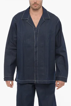 SUNNEI Hidden Closure Denim Overshirt