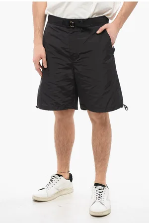 Dior Rip-stop Shorts With Buckle And Drawstrings