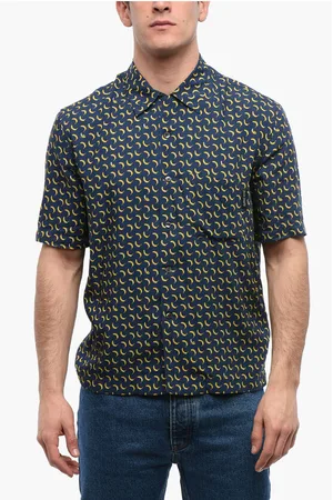 Palm Angels Breast-pocketed BANANA Bowling Shirt
