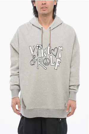 Viktor & Rolf Brushed Cotton Hoodie with Embroidered Logo
