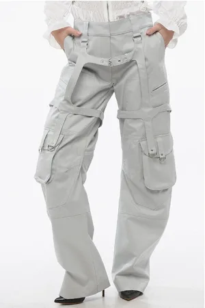 OFF-WHITE Cotton PKT Cargo Pants with Harness Details
