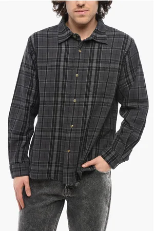 STUSSY Plaid Checked Overshirt with Breast Pocket