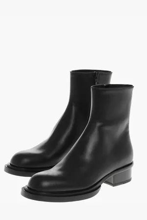 Alexander McQueen Leather Heeled Ankle Boots