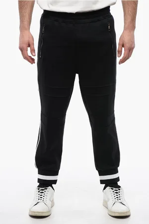 Neil Barrett Low Rise MODERNIST Sweatpants with Biker Detail