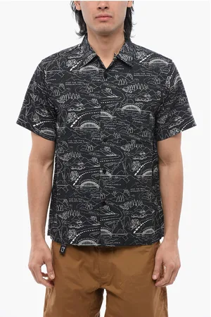 Woolrich Allover Print Short Sleeved Shirt