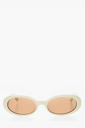 DMY STUDIOS Solid Color VALENTINA Sunglasses with Oval Frame