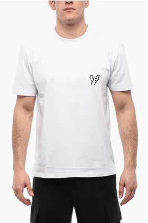 Neil Barrett Cotton DOUBLE BOLT Slim Fit T-Shirt