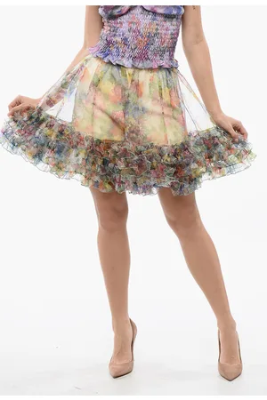 Viktor & Rolf Floral Motif BLOOMING SUMMER Ruched Skirt