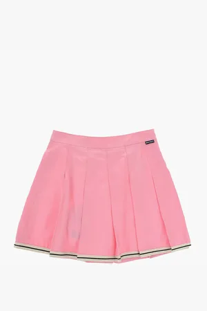 Palm Angels Solid Color Flared Skirt