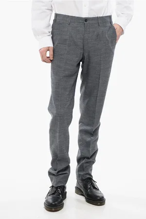 corneliani Silk-blended LEADER Pants with Belt Loops