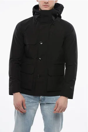 Woolrich Hooded GTX Windbreaker With Utility Pockets