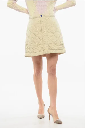Burberry Quilted Miniskirt with Hidden Placket