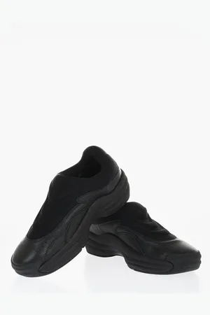 Alexander Wang Hammered Leather Slip-On Sneakers