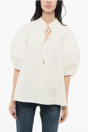 Chloé 3/4 Sleeved Shirt with Self-tie Detailing