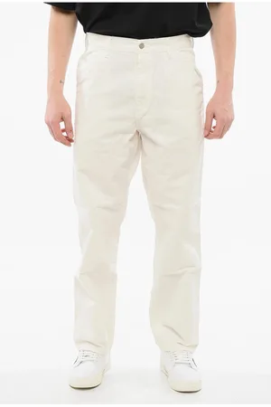 Carhartt Solid Color NEWCOMB Casual Pants with Logoed Button