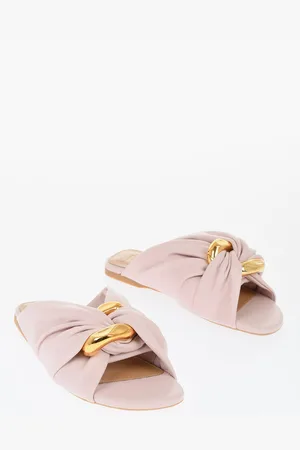 J.W.Anderson Twisted Leather Slides