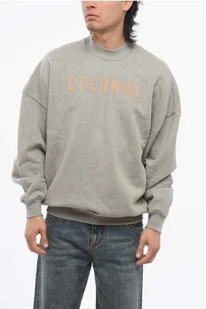 FEAR OF GOD Brushed Cotton ETERNAL Sweatshirt with Flocked Logo