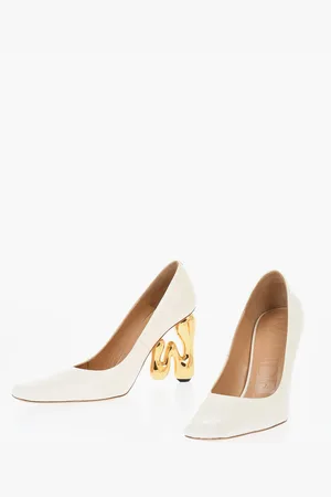 J.W.Anderson Leather LETTER Pumps With Statement Heel 10 cm