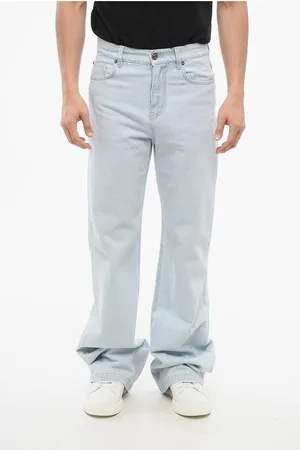VERSACE Light Washed Bootcut Denims 26cm