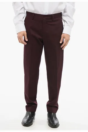 DRIES VAN NOTEN Cotton Chinos Pants with Cuffs