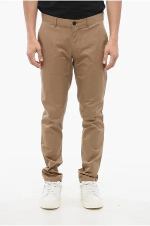 Michael Kors Stretch Cotton Skinny Fit Chinos Pants with Belt Loops