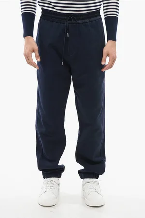Saint Laurent Cuffed Cotton Sweatpants