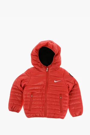 Nike Solid Color Padded Jacket with Hood