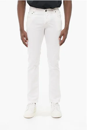 corneliani ID Light Wash Stretch Denim Jeans 18cm
