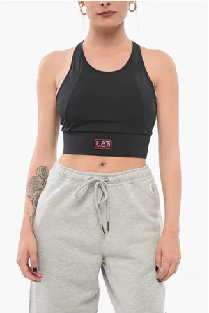 Emporio Armani EMPORIO Sporty Cropped Top with Padding