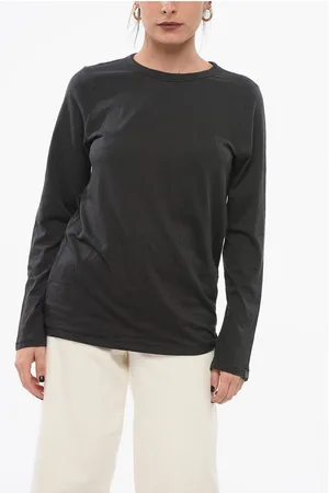 RAG&BONE Long-sleeved Crew Neck Cotton T-Shirt