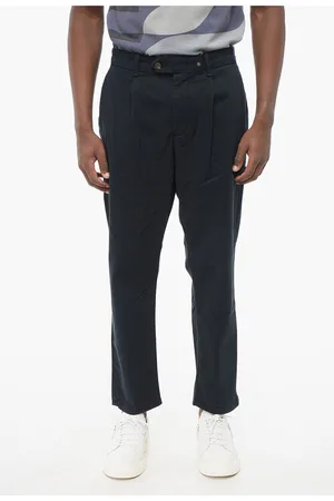 RAG&BONE Single-pleated Stretch Cotton Chinos Pants