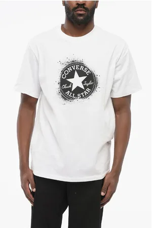Converse ALL STAR CHUCK TAYLOR Cotton Crew-Neck T-shirt with Contrast