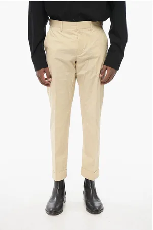 DRIES VAN NOTEN Pinstriped Cotton Blend PHILIP Chinos Pants