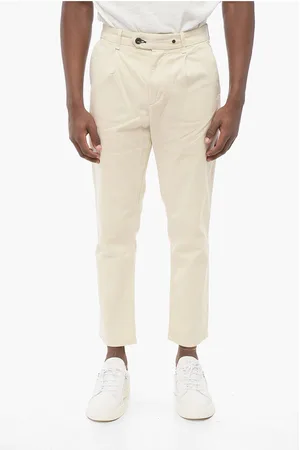 RAG&BONE ICONS Single-pleated Stretch Cotton Chinos Pants