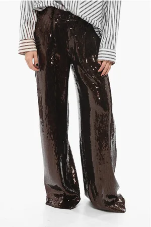 Retrofete Sequined TRINITY Palazzo Pants