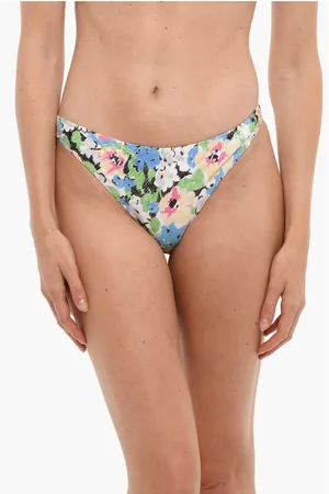 Ganni Floral Patterned Bikini Bottom