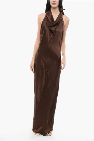 Loewe Satin Scarfed Dress